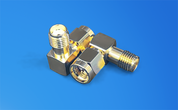 SMA Right Angle Male to SMA Female Adaptor